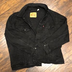 Black Denim Levi Jacket 3Xl